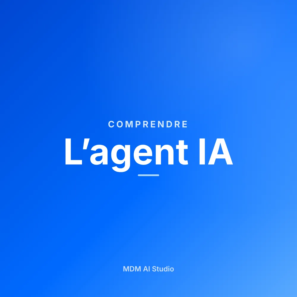 Animation « L’agent IA » : Il surveille vos flux ; Il raisonne et choisit ; Il agit ou prépare ; Vous gardez la main.
